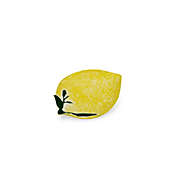 Contemporary Home Living 8" Decorative Ceili Yellow Lemon Medium Tray