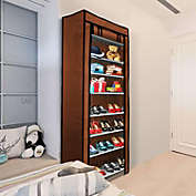 iMountek 10 Tiers Shoe Rack with Dustproof Cover, iMounTEK Shoe Storage Cabinet Organizer