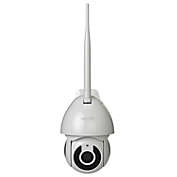 Nexxt - Smart Home Outdoor Camera 1080p PTZ (Pan Tilt Zoom) 2 Way Comm 355 deg of Motion Night Vision Motion Sensor - AC Plug in - White