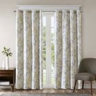 Alternate image 0 for JLA Home SUNSMART Julie Botanical Print Blackout, Casual Grommet Window Curtain for Bed Living Room Kitchen, Black, 1-Panel Pack, 50x84, Yellow