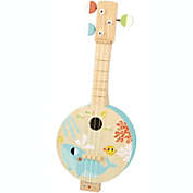 TOOKYLAND 3-String Wooden Banjo Toy - Mini Guitar Pretend Musical Instrument, Ages 3+