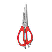 Baker&#39;s Secret Stainless Steel Kitchen Scissors 8.5" Red