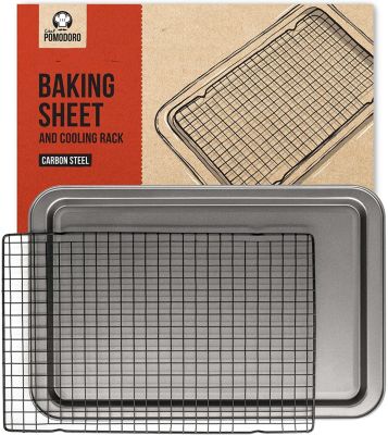 Chef Pomodoro Non-Stick Baking Sheet and Cooling Rack Set