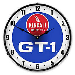 Collectable Sign & Clock   Kendall GT-1 LED Wall Clock Retro/Vintage, Lighted