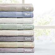 Belen Kox 100% Cotton 6 Piece Towel Set Blue