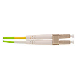 Cable Wholesale OM5 Wideband Fiber Optic Cable, LC/LC, Lime Green, 7 meter
