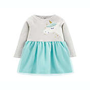 Carter&#39;s Toddler Girl&#39;s Unicorn Tutu Dress Blue Size 2T