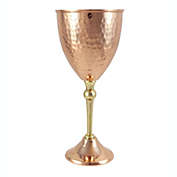 Alchemade Hammered Copper Wine Glass