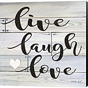 Silver Live Love Laugh-türgarderobe Door Coat Hook-Live Love Laugh 