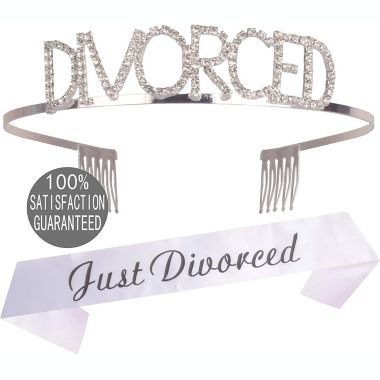 Divorce Party Decorations for Women, Just Divorced Tiara and Sash, Happy Divorce  Party | Bed Bath & Beyond