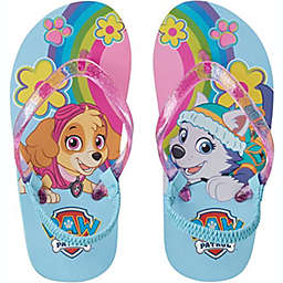 Nickelodeon Girls Paw Patrol Thong Summer Flip Flop Sandals With Heel Strap (Toddler)