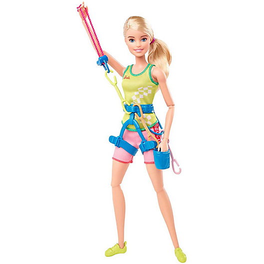 Alternate image 1 for Barbie Olympic Games Tokyo 2020 Sport Climber Doll with Uniform, Tokyo 2020