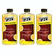 Almond Glo 3 Pack Lemon Oil Polish, 16 oz