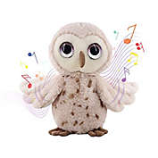 Dazmers Dancing Owl Stuffed Live Animals Plush Toy - Interactive Toddler Toy - Singing