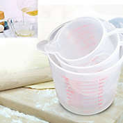 Stock Preferred Round Stacking Measuring Cup White