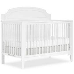 Dream On Me Milton 5-In-1 Convertible Crib In White And Natural