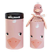 Les Deglingos Big Simply Pomelos - Ostrich In Box Plush Toy Pink