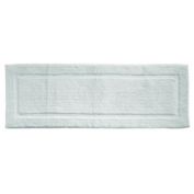 mDesign Soft Cotton Spa Mat Rug for Bathroom - 60" x 21"