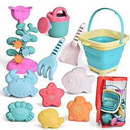 PopFun Sandbox Toys with Collapsible Bucket