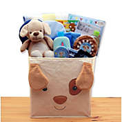 GBDS Puppy Tails  New Baby Gift Basket - baby bath set-baby boy gift basket - new baby gift basket