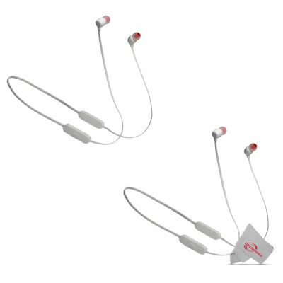 JBL Tune 125BT Wireless In-Ear Headphones White - 2 Pack
