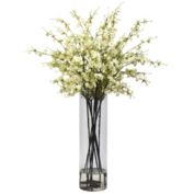 Nearly Natural 3' Artificial Giant Cherry Blossom Floral Arrangement