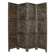 Screen Gems Home Decorative Nantucket Room Divider - Black