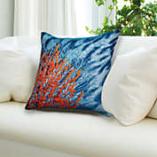 The Rug Department Liora Manne Marina Coral Indoor Outdoor Decorative Pillow Ocean