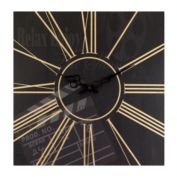 Melrose Decorative Movie Clock (Set Of 2) 15.5"Sq Mdf