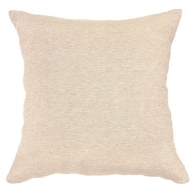 100% French Linen Euro Sham - 26" X 26" - Putty Heather   BOKSER HOME. View a larger version of this product image.