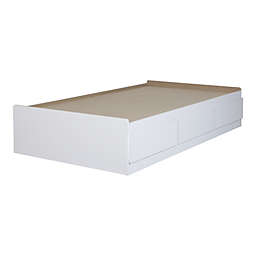 South Shore Step One Mates Bed With 3 Drawers - Pure White