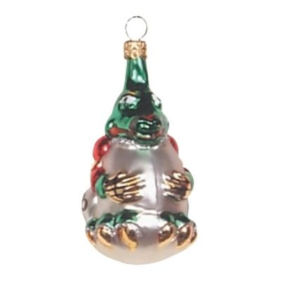 Alexander Taron Polish Glass Hand-Blown Ornament - Dragon - 4"H X 2"W X 2.5"D