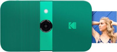 KODAK SMILE Slide-Open Mini Camera, 10MP Digital Instant Camera & Printer for 2x3" Zink Photo Paper