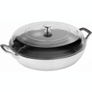 STAUB Cast Iron 3.5-qt Braiser with Glass Lid. View a larger version of this product image.