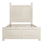 Besthom Ice Cream At The Beach Antique White And Cream Twin Panel Bed