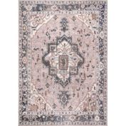 nuLOOM Sasha Machine Washable Medallion Area Rug