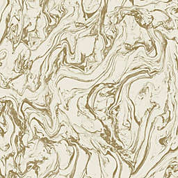 Roommates Decor Marble Peel & Stick Wallpaper - Gold