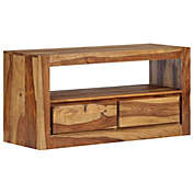 vidaXL TV Cabinet Solid Sheesham Wood 31.5"x11.8"x15.7"