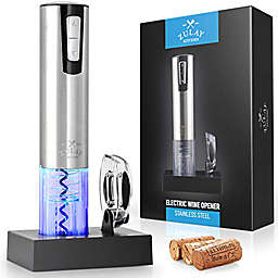 Zulay Kitchen Electric Wine Bottle Opener with Charging Base & Foil Cutter