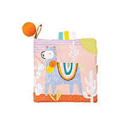 Manhattan Toy Llama Themed Soft Baby Activity Book with Squeaker, Crinkle Paper