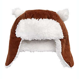 First Impressions Baby Boy's & Girl's Faux Fur Trim Corduroy Hat Brown Size 0-6 MOS