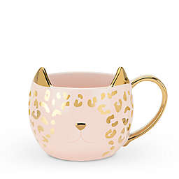 Pinky Up (Accessories) Chloe Pink Leopard Cat Mug