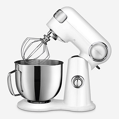 Cuisinart - SM-50 - 5.5 Qt (5.2L) Stand Mixer - Precision Master (WHITE). View a larger version of this product image.