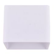 Canyon Home 4" LED Square White Wall Sconce Lamp 2pcs Pack