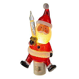 Ganz Santa Christmas Bubble Light Night Light 5.7 Inch Multicolor Plug In