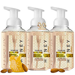 Lovery Foaming Hand Soap - Honey Almond - Pack of 3 with Free Swarovski Bracelet
