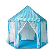 Blue Hexagon Fantasy Castle Play Tent   Princess Playhouse For Kids, Indoor And Outdoor Activities   Toys & Games, Imaginative Playtime With Role Play   53 x 47 x 55 Inches
