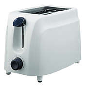 Brentwood 2 Slice Cool Touch Toaster in White