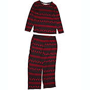 Agnes Orinda Plus Size Sleepwear for Women Printed Soft Long Sleeve Lightweight Nightwear Comfortable Casual Pajama Set 1X Red
