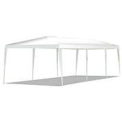 Gymax 10&#39; x 30&#39; Outdoor  Gazebo Canopy Wedding Party Patio Tent White